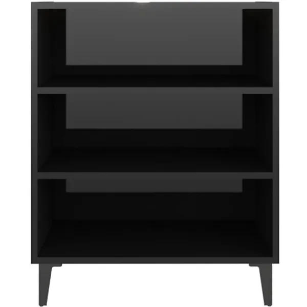 vidaXL Hyllor>Skänk högglans 57x35x70 cm spånskiva