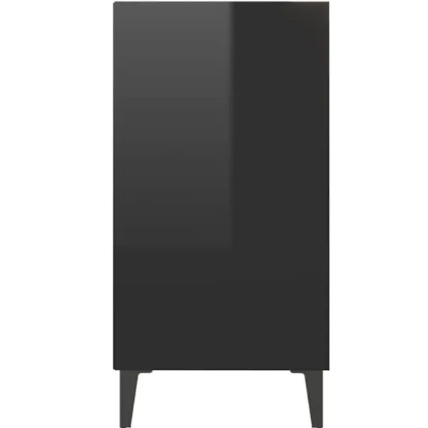 vidaXL Hyllor>Skänk högglans 57x35x70 cm spånskiva