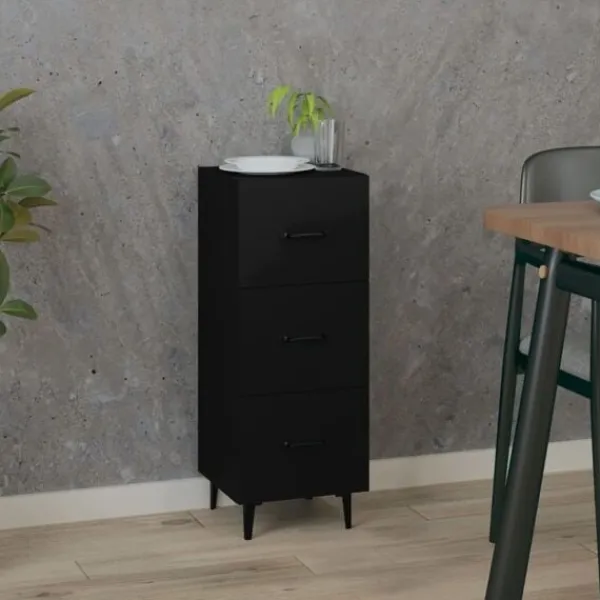vidaXL Byråer>Skänk 34,5x34x90 cm konstruerat trä