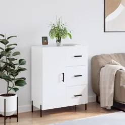 vidaXL Sideboards>Skänk högglans 69,5x34x90 cm konstruerat trä