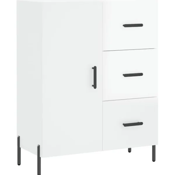 vidaXL Sideboards>Skänk högglans 69,5x34x90 cm konstruerat trä