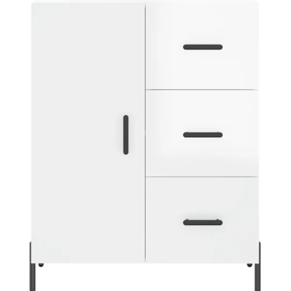 vidaXL Sideboards>Skänk högglans 69,5x34x90 cm konstruerat trä