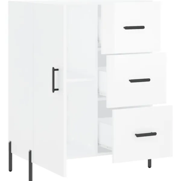 vidaXL Sideboards>Skänk högglans 69,5x34x90 cm konstruerat trä