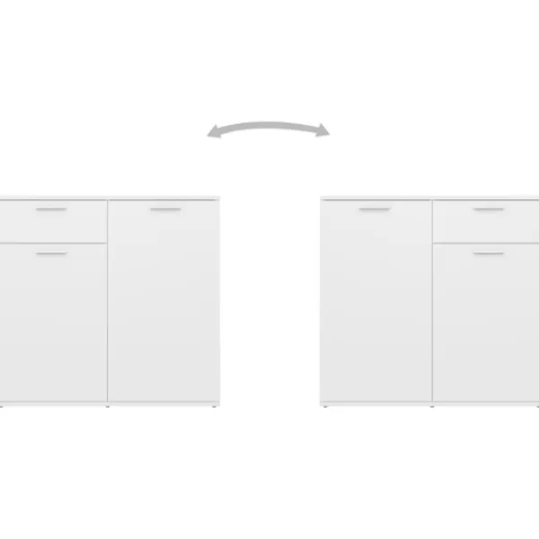 vidaXL Sideboards>Skänk 160x36x75 cm konstruerat trä