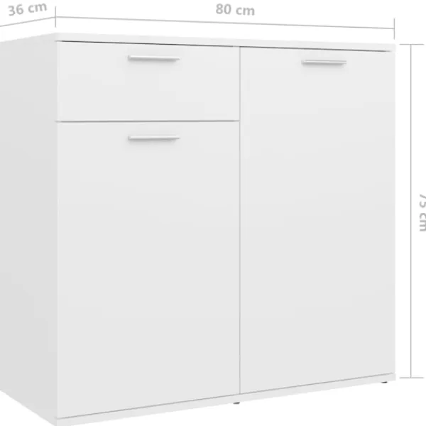 vidaXL Sideboards>Skänk 160x36x75 cm konstruerat trä