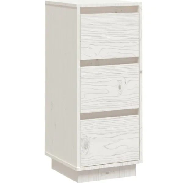 vidaXL Byråer>Skänk 32x34x75 cm massiv furu