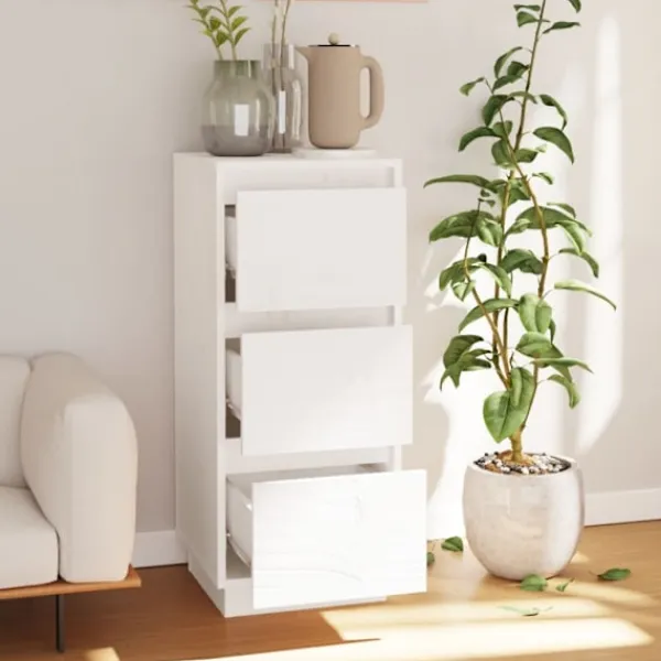 vidaXL Byråer>Skänk 32x34x75 cm massiv furu