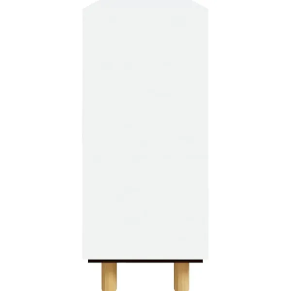 vidaXL Byråer>Skänk 60x30x70 cm massiv furu och naturlig rotting