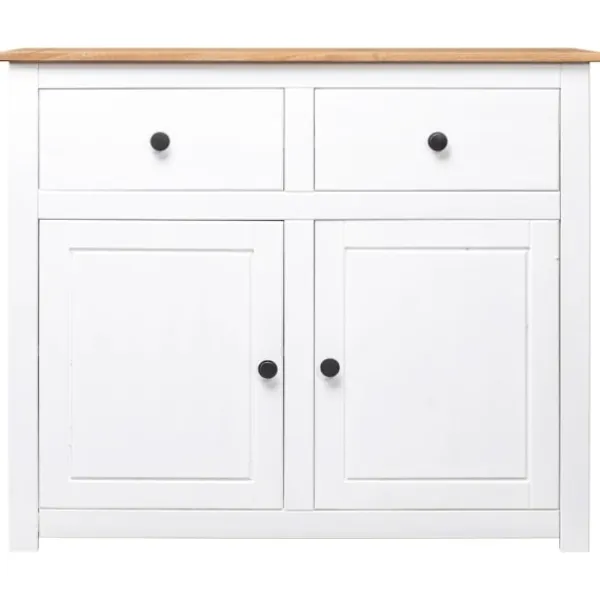vidaXL Sideboards>Skänk 93x40x80 cm massiv furu panama