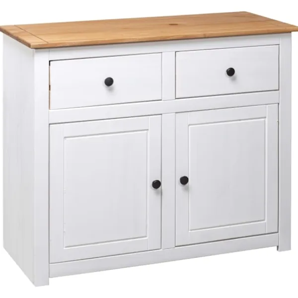 vidaXL Sideboards>Skänk 93x40x80 cm massiv furu panama