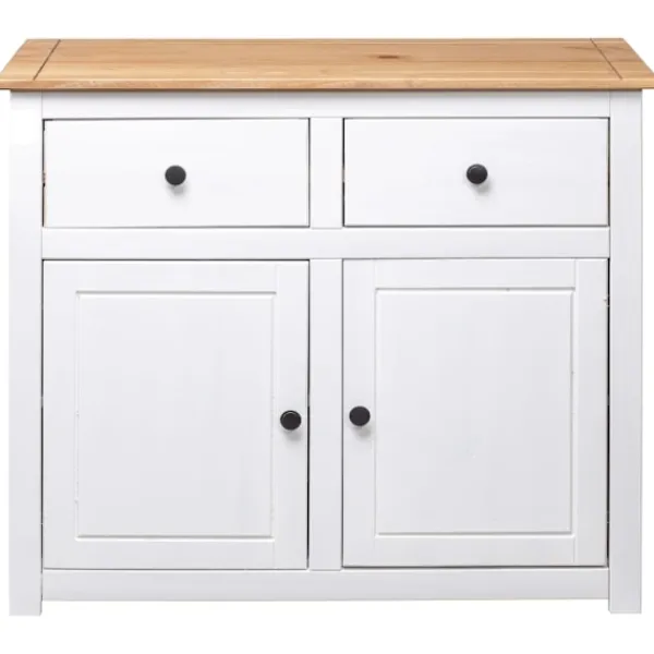 vidaXL Sideboards>Skänk 93x40x80 cm massiv furu panama