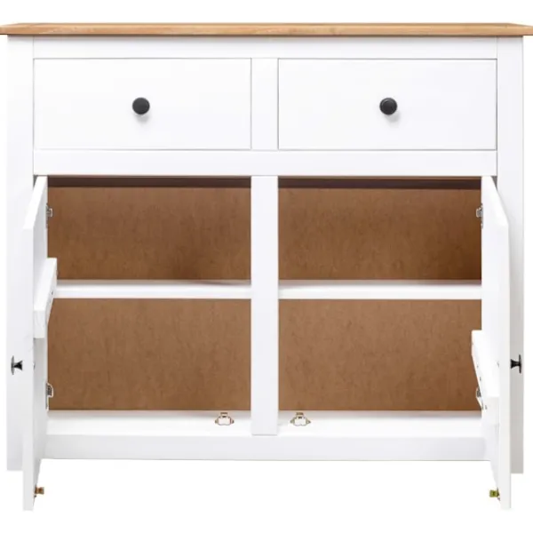 vidaXL Sideboards>Skänk 93x40x80 cm massiv furu panama