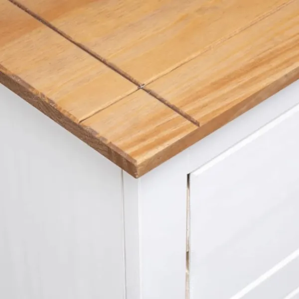 vidaXL Sideboards>Skänk 93x40x80 cm massiv furu panama