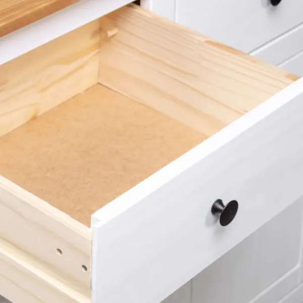 vidaXL Sideboards>Skänk 93x40x80 cm massiv furu panama