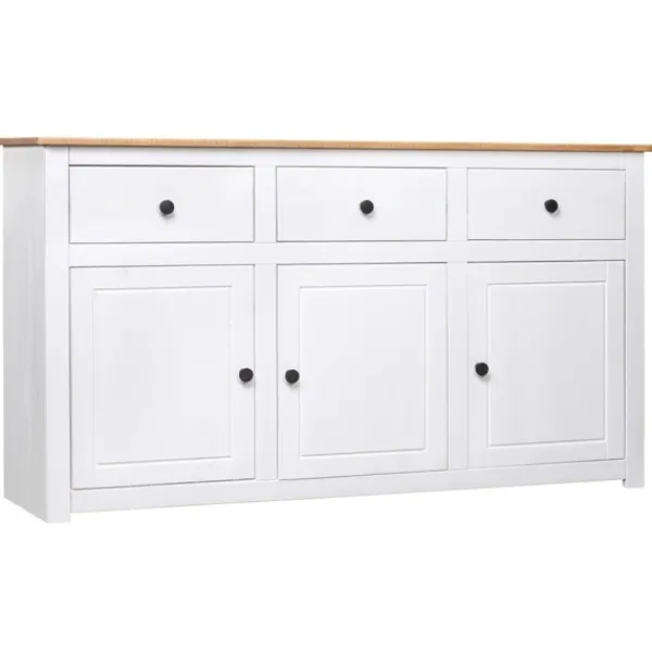 vidaXL Sideboards>Skänk 135x40x80 cm massiv furu panama