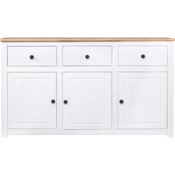 vidaXL Sideboards>Skänk 135x40x80 cm massiv furu panama