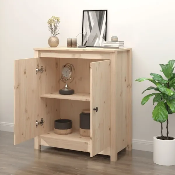 vidaXL Sideboards>Skänk 70x35x80 cm massiv furu
