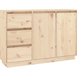 vidaXL Sideboards>Skänk 111x34x75 cm massiv furu