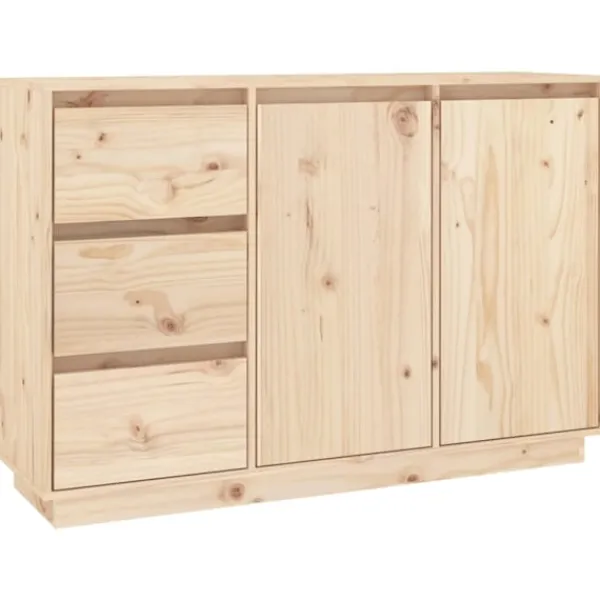 vidaXL Sideboards>Skänk 111x34x75 cm massiv furu