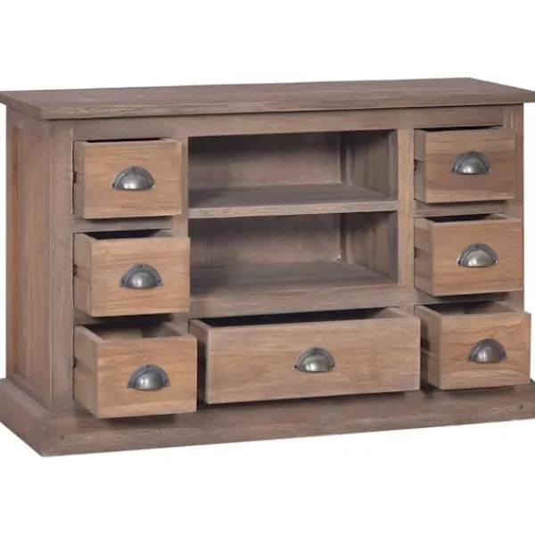 vidaXL Sideboards>Skänk 90x30x58 cm massiv teak