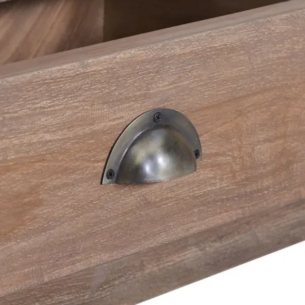 vidaXL Sideboards>Skänk 90x30x58 cm massiv teak