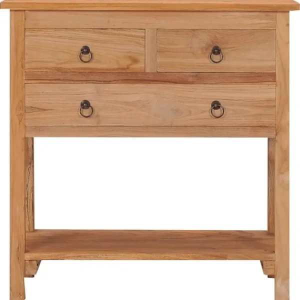 vidaXL Sideboards>Skänk 78x35x80 cm massiv teak