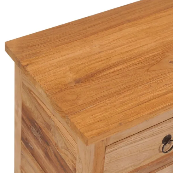 vidaXL Sideboards>Skänk 78x35x80 cm massiv teak