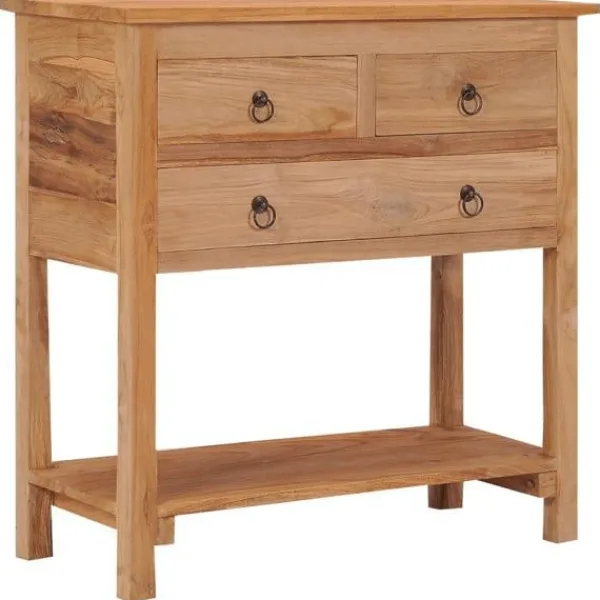 vidaXL Sideboards>Skänk 78x35x80 cm massiv teak