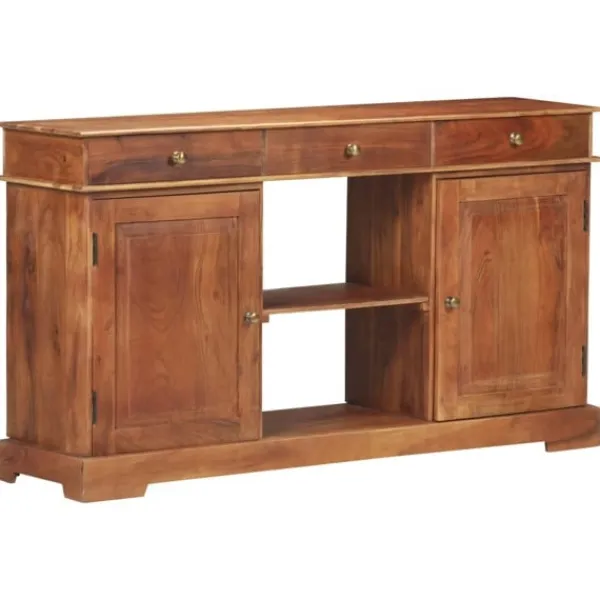 vidaXL Sideboards>Skänk 135x35x75 cm massivt akaciaträ
