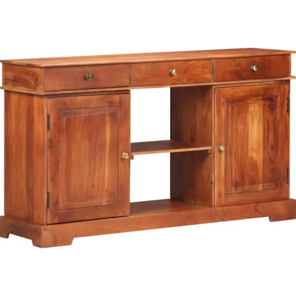 vidaXL Sideboards>Skänk 135x35x75 cm massivt akaciaträ