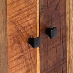 vidaXL Sideboards>Skänk 60x35x76 cm massivt återvunnet trä och stål