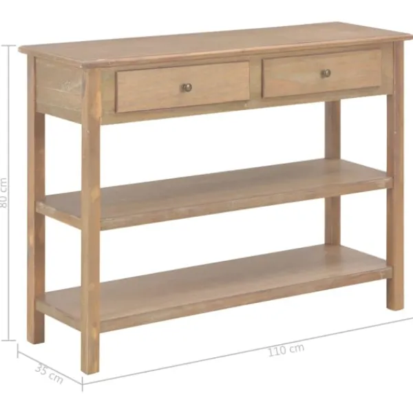 vidaXL Sideboards>Skänk 110x35x80 cm MDF