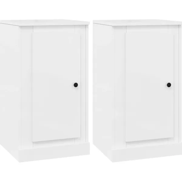vidaXL Sideboards>Skänkar 3 delar högglans konstruerat trä