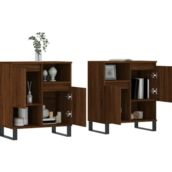 vidaXL Sideboards>Skänkar 2 st ek konstruerat trä