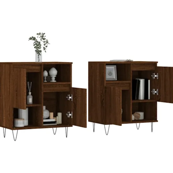 vidaXL Sideboards>Skänkar 2 st ek konstruerat trä