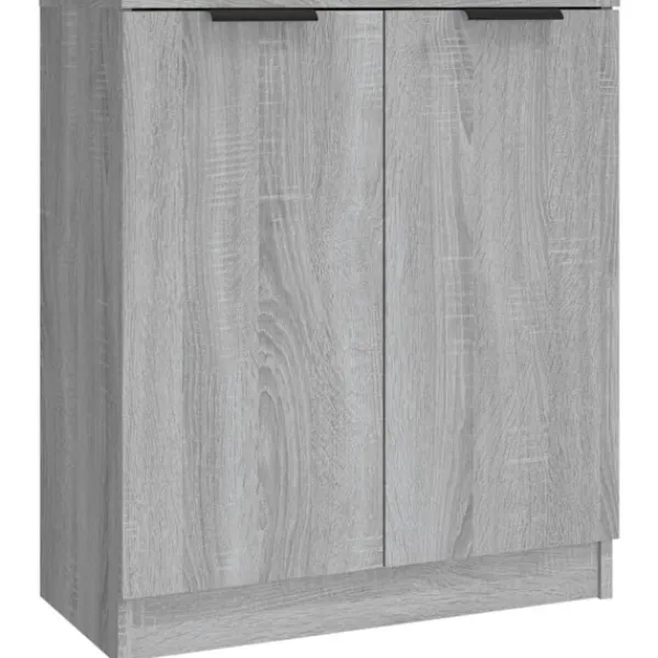 vidaXL Sideboards>Skänkar 3 st sonoma konstruerat trä