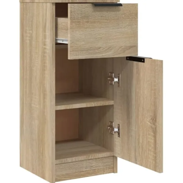 vidaXL Sideboards>Skänkar 2 st sonoma-ek 30x30x70 cm konstruerat trä
