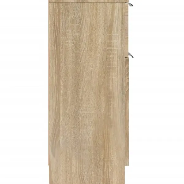 vidaXL Sideboards>Skänkar 2 st sonoma-ek 30x30x70 cm konstruerat trä