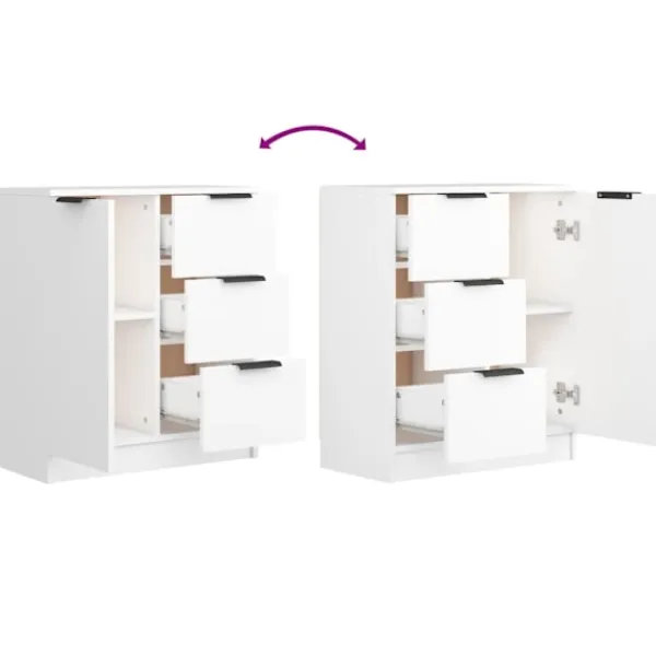 vidaXL Sideboards>Skänkar 2 st 60x30x70 cm konstruerat trä