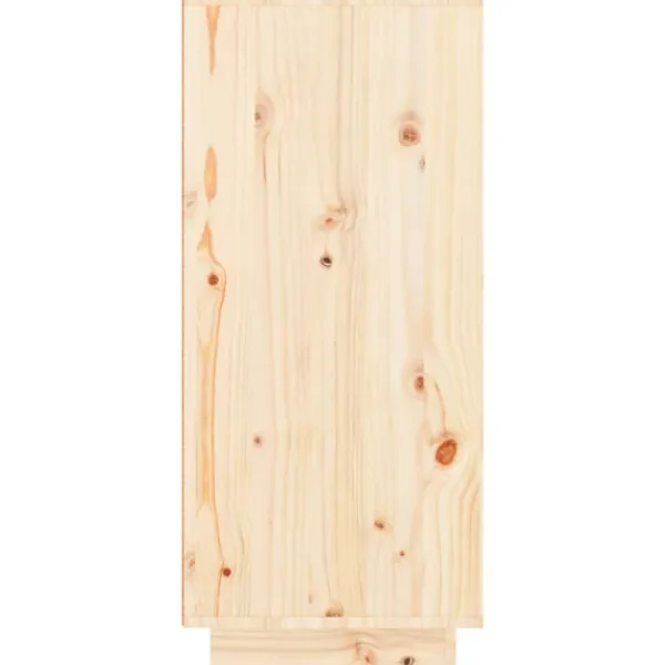 vidaXL Skåp>Skoskåp 60x35x80 cm massiv furu