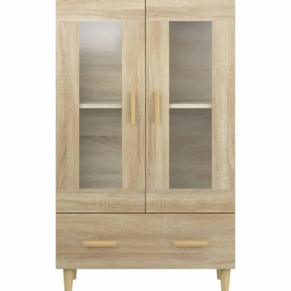 vidaXL Skåp>Skåp Sonoma-ek 70x31x115 cm konstruerat trä