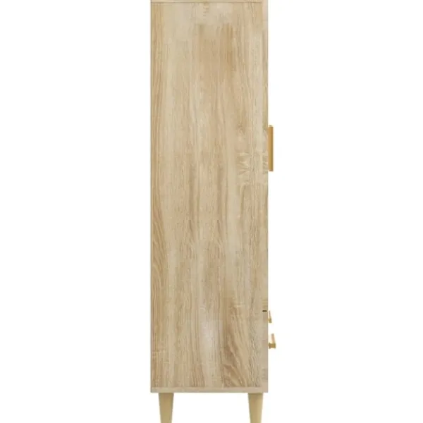 vidaXL Skåp>Skåp Sonoma-ek 70x31x115 cm konstruerat trä