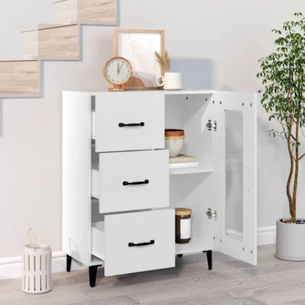 vidaXL Skåp>Skåp 69,5x34x90 cm konstruerat trä