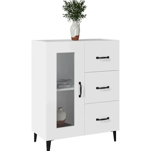 vidaXL Skåp>Skåp 69,5x34x90 cm konstruerat trä