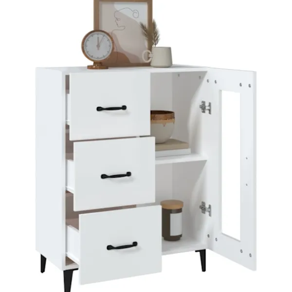vidaXL Skåp>Skåp 69,5x34x90 cm konstruerat trä