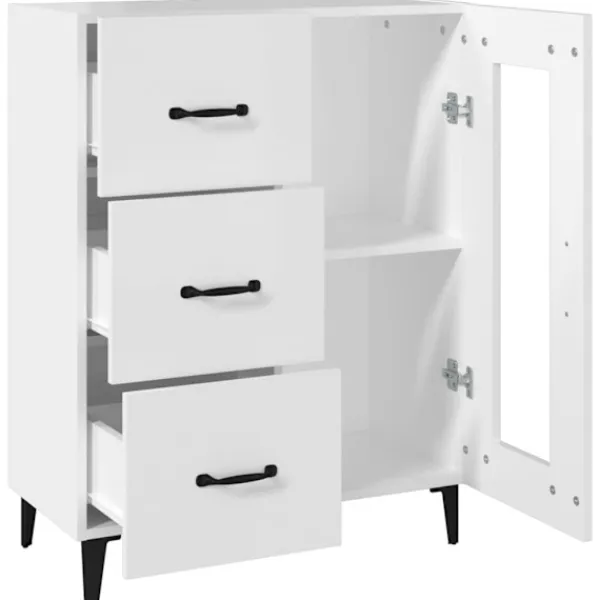 vidaXL Skåp>Skåp 69,5x34x90 cm konstruerat trä