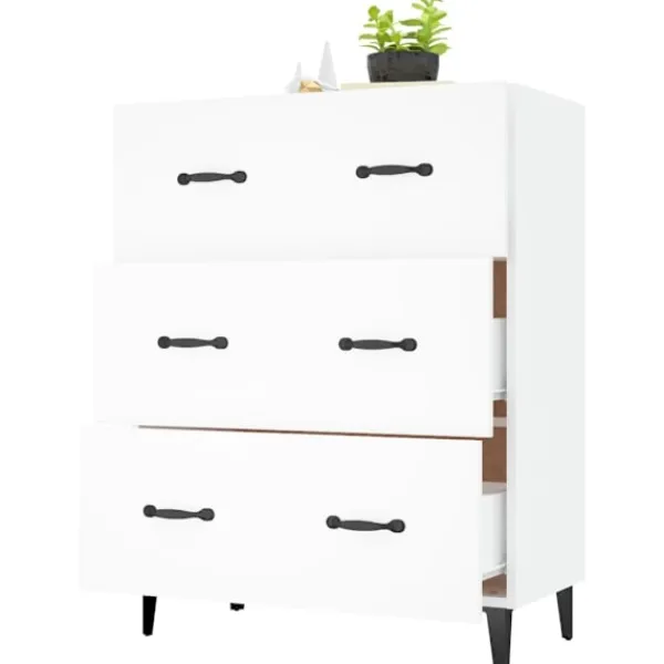 vidaXL Byråer>Skåp 69,5x34x90 cm konstruerat trä