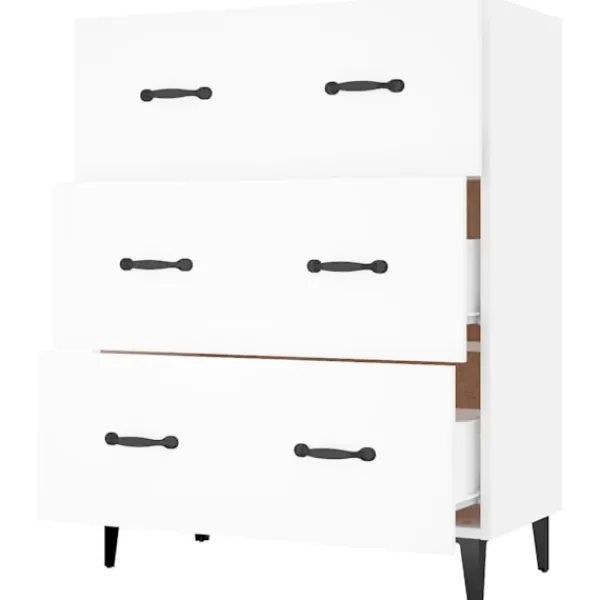 vidaXL Byråer>Skåp 69,5x34x90 cm konstruerat trä