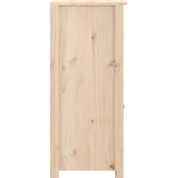 vidaXL Skåp>Skåp 40x35x80 cm massiv furu