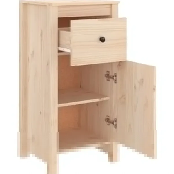 vidaXL Skåp>Skåp 40x35x80 cm massiv furu